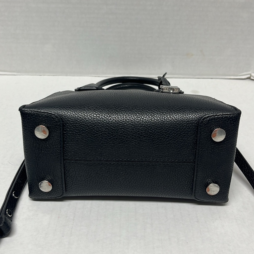 Michael kors black pebbled leather small Mercer crossbody bag | structured mini - Picture 9 of 16